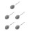 5Pcs Kitchen Stainless Steel Pot Scrubber with Long Handle Heavy Duty 5