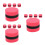 30Pcs Compact Red Felt Whiteboard Erasers for Office and Classroom 4