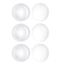 18Pièces Lentilles Verre Double Nettoyables Pour Usage Lab