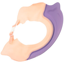 5Pcs Waterproof Baby Bath Hat Purple Adjustable Infant Shampoo Hat