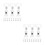 30Pcs Clear Rotatable Price Tag Holders Versatile Sign Display Clips 9