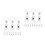 30Pcs Clear Rotatable Price Tag Holders Versatile Sign Display Clips 7