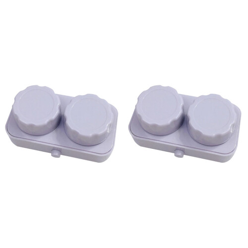2Pièces Organisateur Lentilles Électrique Portable Sécurisé 2