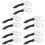 10Pcs Black Oven Rack Puller Clips Sturdy Heat-Resistant Plate Gripper 6