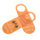 6Pcs Acrylic Office Door Status Signs Double Sided Orange Hanging Tags 3