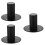 3Pcs Metal Speaker Mount Bracket Iron Speaker Stand Black Finish 9