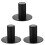 3Pcs Metal Speaker Mount Bracket Iron Speaker Stand Black Finish 4