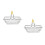 2Pcs Silver Iron Mini Shopping Baskets Multifunction Desktop Storage 4