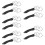 10Pcs Black Oven Rack Puller Clips Sturdy Heat-Resistant Plate Gripper 11