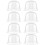 40Pièces Porte-Chapeaux Domes PVC Support Casquettes Rond 6