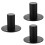 3Pcs Metal Speaker Mount Bracket Iron Speaker Stand Black Finish 8