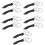 10Pcs Black Oven Rack Puller Clips Sturdy Heat-Resistant Plate Gripper 7