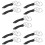 10Pcs Black Oven Rack Puller Clips Sturdy Heat-Resistant Plate Gripper 8