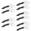 10Pcs Black Oven Rack Puller Clips Sturdy Heat-Resistant Plate Gripper 10