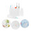 3Sets Versatile Needle Tip Squeeze Bottles for Glue Pe 11