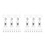 30Pcs Clear Rotatable Price Tag Holders Versatile Sign Display Clips 3