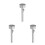 3Pcs Manual Stainless Steel Meatball Press Kitchen Maker Silver 5
