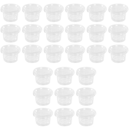 3Pcs Transparent Sauce Cups PP Condiment Portion Containers 2