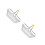 2Pcs Silver Iron Mini Shopping Baskets Multifunction Desktop Storage 5
