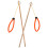4 Pcs Scuba Diving Stick Pointer Rod With Measurement And Noise Maker 1