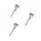 3Pcs Manual Stainless Steel Meatball Press Kitchen Maker Silver 9