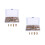 240Pcs Carbon Steel Cage Nuts with Screws Assorted Use 4
