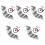 5Pcs Durable Plastic Bike Rear Wheel Guard Protective Mesh Screen 8