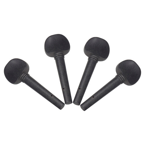12Pcs Ebony Wood Black Violin Tuning Pegs Smooth Durable Replacement