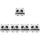 5Pcs Compact Children Name Stamp Safe Material White Clothes Label 6