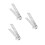 3Pcs Aluminum Alloy Pot Clip Silver Multi-Function Camping Bbq Tong 7
