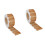 2 Rolls Announcement Border Sticker Clear Knob Wall Shield Work Brown 4