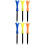 6Pcs Golf Tees Plastic Assorted Color Durable for Better Hits 4