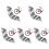 5Pcs Durable Plastic Bike Rear Wheel Guard Protective Mesh Screen 7