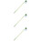 3Pcs Multi Color Metal Candle Snuffer Flame Extinguisher Tool 10