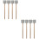 4 Pairs Bass Drum Mallets Performance Drumsticks Percussion Accessory 8