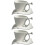 3Sets Smooth White Ceramic Coffee and Tea Cup with Saucer Set 9
