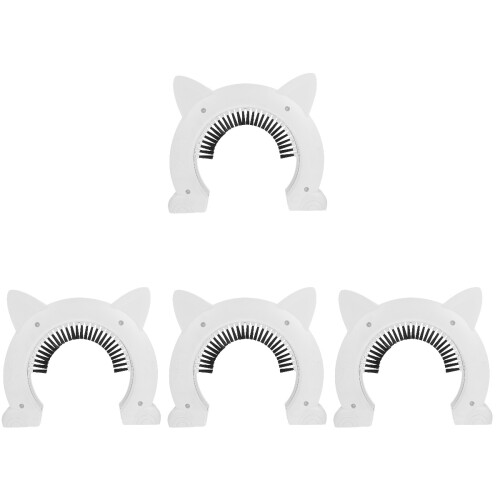4Ensembles Porte Pour Chats Intérieure ABS Avec Design 1