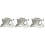 3Sets Smooth White Ceramic Coffee and Tea Cup with Saucer Set 5