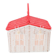 Handgeweven Picknickmand Van Neptralie, Vintage Rieten Trouwmand