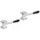 2Pcs Kitchen Steak Hammer Silver Meat Tenderizer Mallet 4