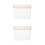2Pcs Beige Bamboo Laundry Hamper with Lid Small Trash Can Bathroom Bin 9