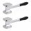 2Pcs Kitchen Steak Hammer Silver Meat Tenderizer Mallet 5