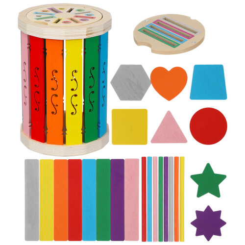 2 Sets Color Sorting Cups Fine Motor Toy for Toddlers