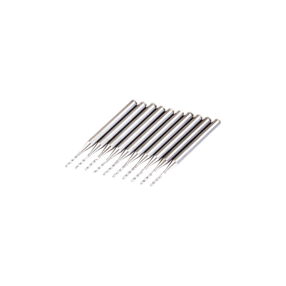 3Pcs Carbide Alloy Pcb Drill Bits Silver 1.0Mm For Cnc & Circuit Use 3631600370179