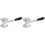 2Pcs Kitchen Steak Hammer Silver Meat Tenderizer Mallet 2