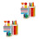 2 Sets Color Sorting Cups Fine Motor Toy for Toddlers 6