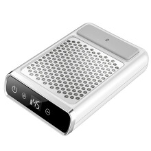 80W Nail Dust Collector with LCD Touch and Adjustable Suction, Rechargeable for Acrylic Nails
