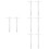8 Pcs Supplies Double Plastic Measuring Tool White Student 6