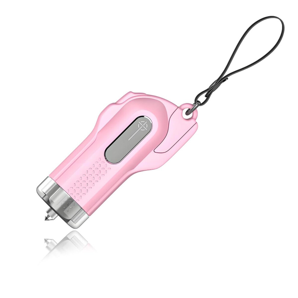 Car Window Breaker With Seatbelt Cutter, Tungsten Steel Emergency Escape Tool For Car And Underwater Use, Pink 9070919803833