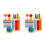 2 Sets Color Sorting Cups Fine Motor Toy for Toddlers 5